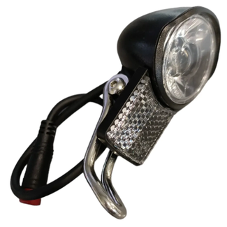 Falkx Koplamp E-Delivery E-bike 6V zwart met reflector