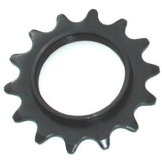 Falkx Tandwiel 18T met schroefdraad zwart voor fiets