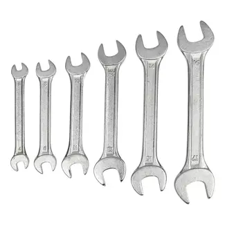 Benson Steeksleutelset - Krimptechniek - 6 tot 17 mm - 6-delig - Compact en Lichtgewicht