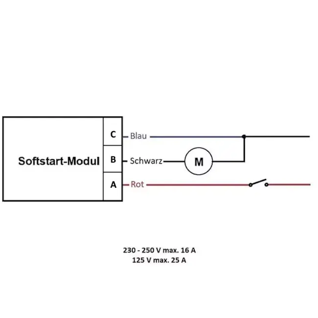 GEKO Softstartmodule XS-12/D3 230 V 12 A voor haakse slijper en elektrisch gereedschap