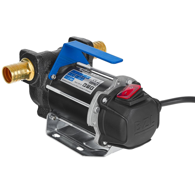 GEKO Mobiele dieselpomp 12 V 300 W met filter en terugslagklep, aanzuighoogte tot 3 m