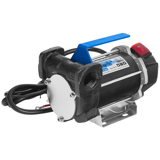 GEKO Mobiele dieselpomp 12 V 300 W met filter en terugslagklep, aanzuighoogte tot 3 m