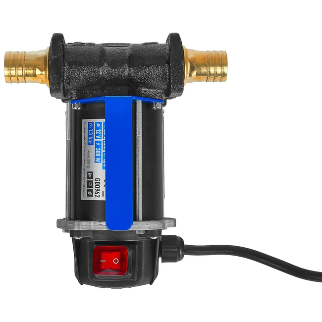 GEKO Mobiele dieselpomp 12 V 300 W met filter en terugslagklep, aanzuighoogte tot 3 m