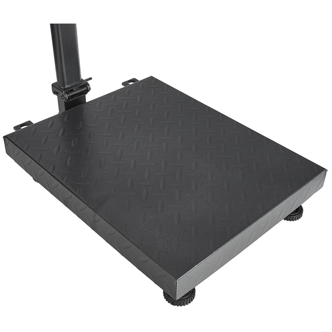 GEKO Platformweegschaal 300 kg met prijsberekening, 7 prijsgeheugens en accu tot ca. 60 uur