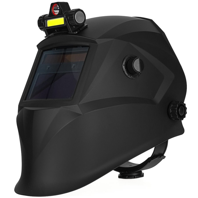 GEKO Automatisch verduisterende lashelm met slijpstand, DIN 4 en DIN 9-13, kijkvenster 92 x 42 mm