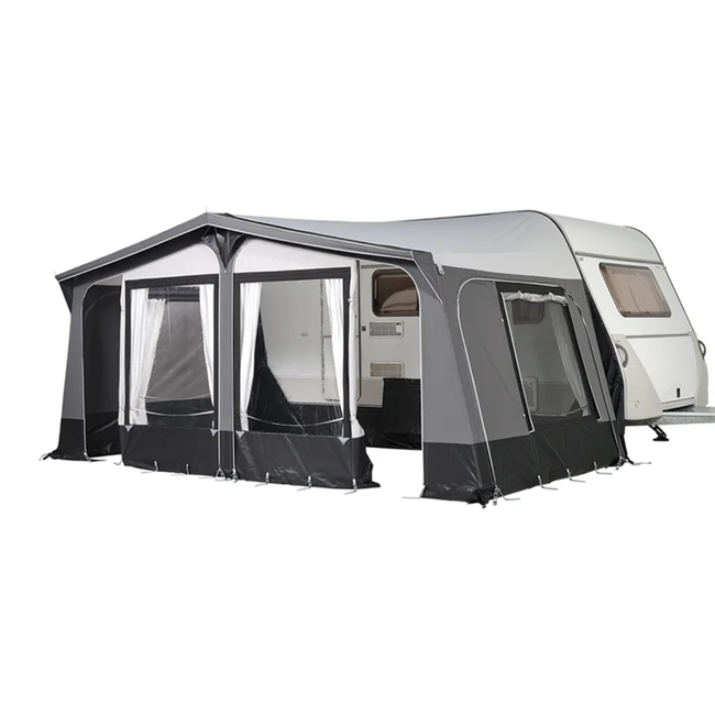 Campout Nova voortent 250 cm diep met naadloos waterdicht dak, 28 mm frame en nokventilatie - 901 - 925 cm