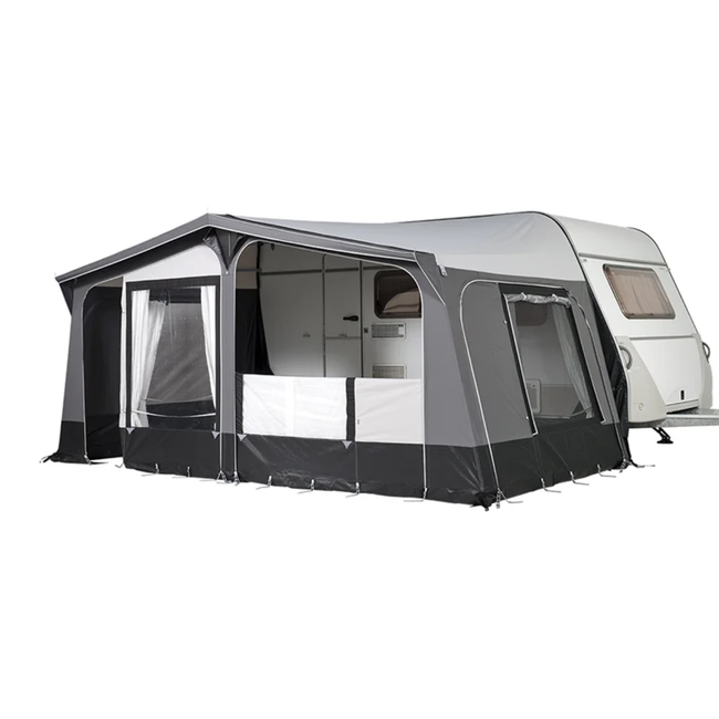 Campout Nova voortent 250 cm diep met naadloos waterdicht dak, 28 mm frame en nokventilatie - 901 - 925 cm