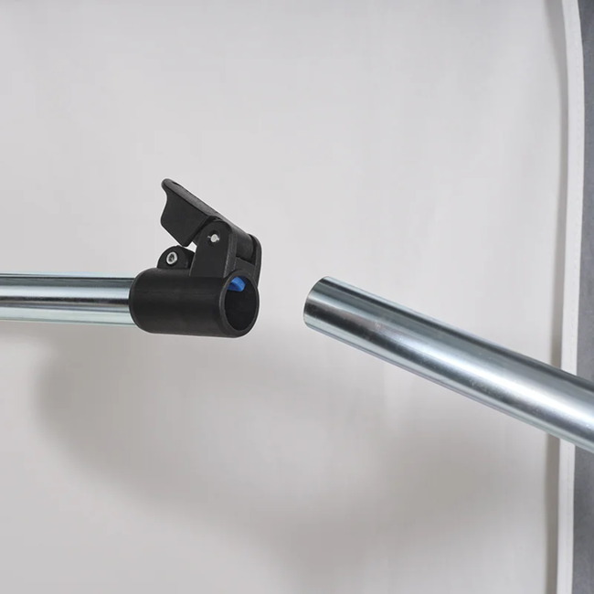 Campout Voortentframe staal 28 mm voor voortent 250, 5 dakliggers en 2 palen voor stabiele opbouw