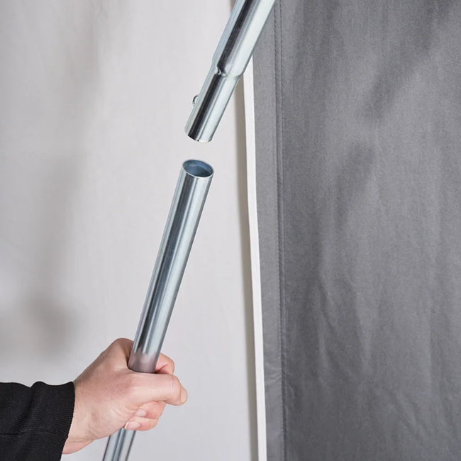 Campout Stalen voortentframe 28 mm voor voortent 250, set van 3 dakliggers voor strakke daklijn