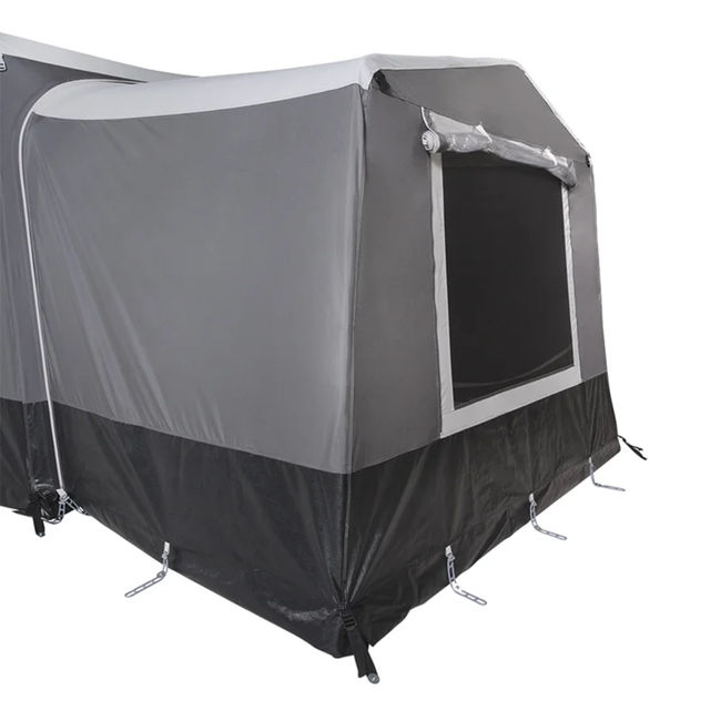 Campout Uitbouw Nova 532 (140) voor voortent, inclusief 25 mm stalen frame met 3 dakliggers