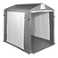 Campout Stella Nova schuurtent van PVC met nokventilatie en 25/22 mm stalen frame voor camping en seizoenplek