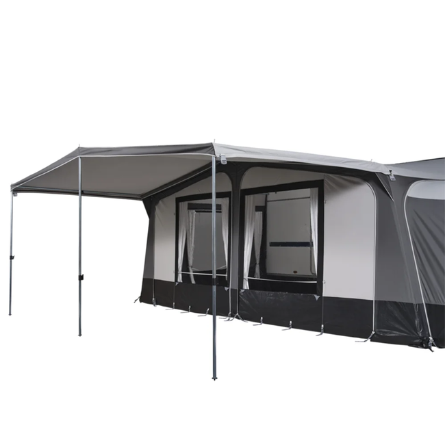 Campout Stalen Campout luifelframe 28 mm voor luifel 240 met 5 dakliggers, omloopmaat 976 - 1125