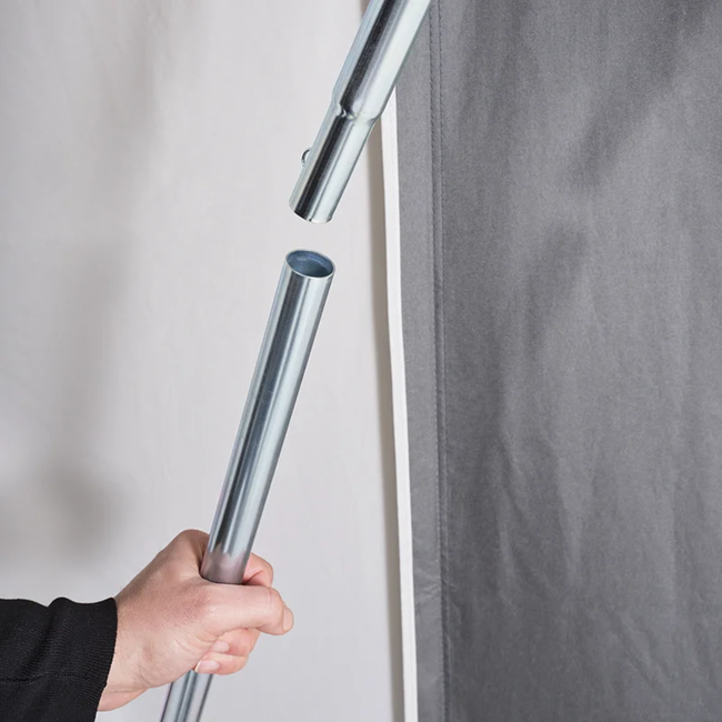 Campout Stalen Campout luifelframe 28 mm voor luifel 240 met 5 dakliggers, omloopmaat 976 - 1125