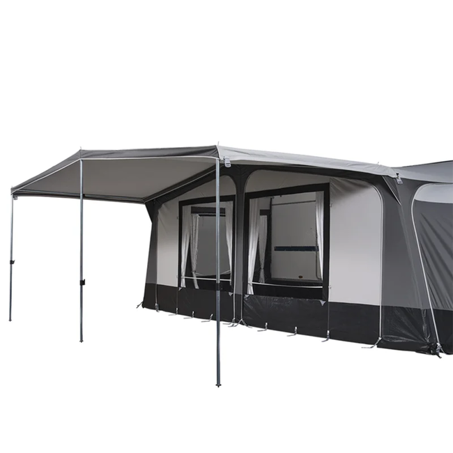 Campout Nova Voortentluifel 240 met afritsbare zijwanden, YKK ritsen en frame 28 mm, omloopmaat 926 - 950 cm