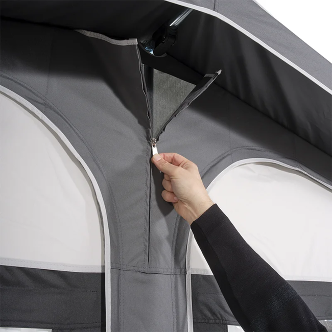 Campout Nova Voortent 300 cm diep met naadloos dak en 28 mm stalen frame, omloopmaat 1001 - 1025 cm