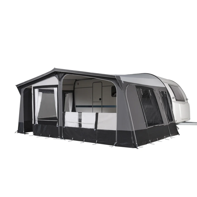 Campout Nova Voortent 300 cm diep met naadloos dak en 28 mm stalen frame, omloopmaat 1051 - 1075 cm