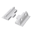 Proplus Witte tussensteunen voor zonnepaneel set van 2, 5,7 x 18 x 11,1 cm, stevige montage
