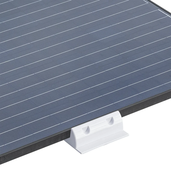 Proplus Witte tussensteunen voor zonnepaneel set van 2, 5,7 x 18 x 11,1 cm, stevige montage