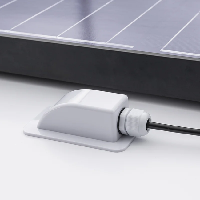 Proplus Witte dakdoorvoer voor zonnepanelen en dakinstallaties, 1-voudig, 3,8 x 12,9 x 6 cm, eenvoudige montage