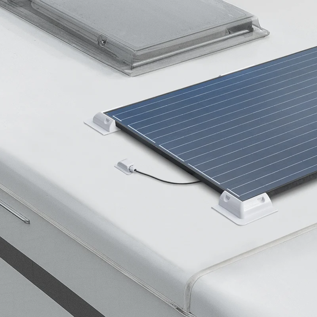 Proplus Witte dakdoorvoer voor zonnepanelen en dakinstallaties, 1-voudig, 3,8 x 12,9 x 6 cm, eenvoudige montage