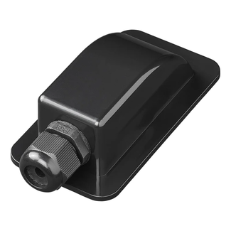 ProPlus Zwarte dakdoorvoer 1-voudig voor zonnepanelen en dakinstallaties, 3,8 x 12,9 x 6 cm, eenvoudige montage