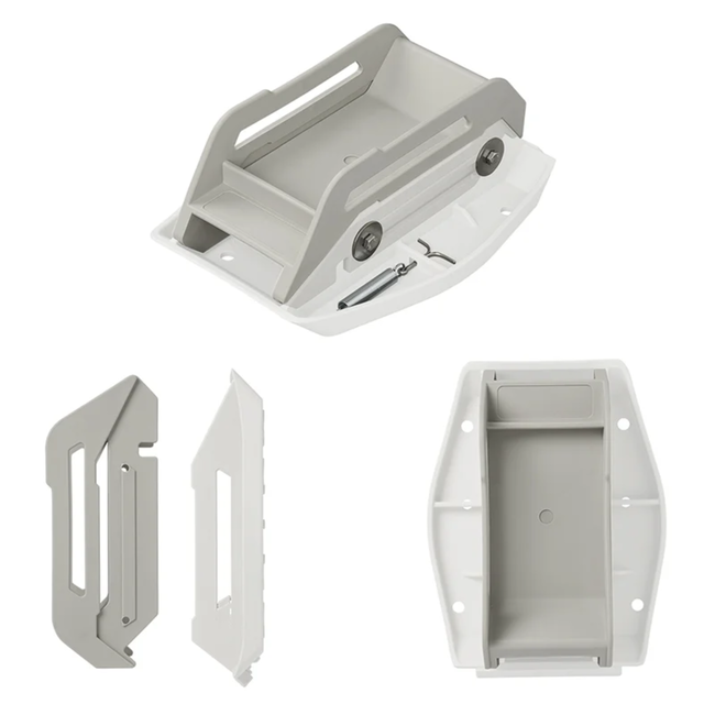 Proplus Adapterset 45 mm voor uitdraaisteunen, set van 4, inclusief bevestigingsmateriaal en borgpin