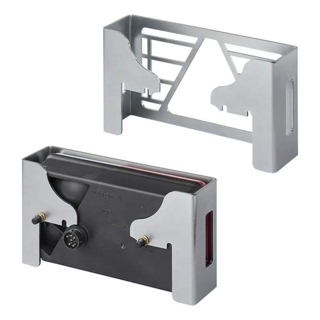 Proplus Achterlichtbeschermer van 3 mm gewalste plaat, 250 x 141 x 65 mm, blauw-wit verzinkt