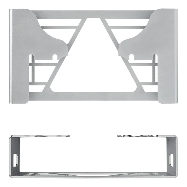 Proplus Achterlichtbeschermer van 3 mm gewalste plaat, 250 x 141 x 65 mm, blauw-wit verzinkt