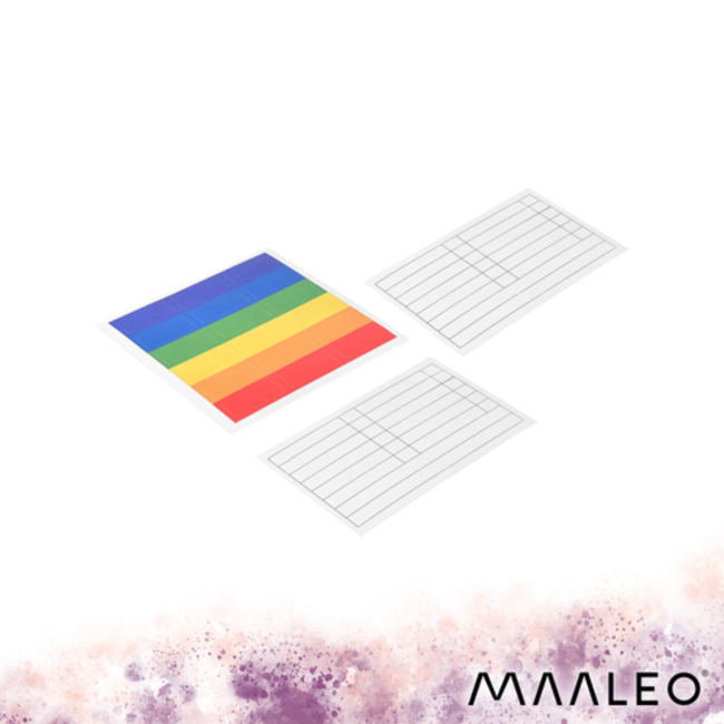 Maaleo Waterdichte A4 documentenmap 13 vakken met index tabs en elastiek, organizer voor school, kantoor en thuis