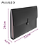 Maaleo Waterdichte A4 documentenmap 13 vakken met index tabs en elastiek, organizer voor school, kantoor en thuis