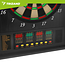 Trizand Elektronisch dartbord met afsluitbare kast, speelveld 35 cm, 4 LED displays, 27 spellen, 243 varianten, 1 tot 16 spelers, netvoeding