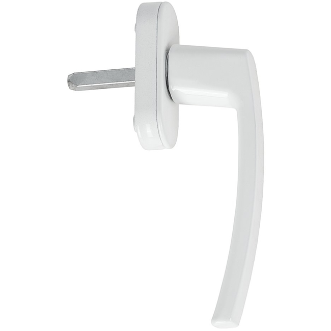 Keltin Aluminium raamgreep wit met standaard metalen stift, tweepunts montage, snelle vervanging voor ramen