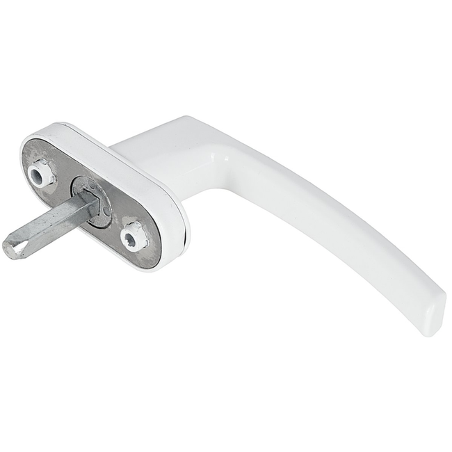 Keltin Aluminium raamgreep wit met standaard metalen stift, tweepunts montage, snelle vervanging voor ramen