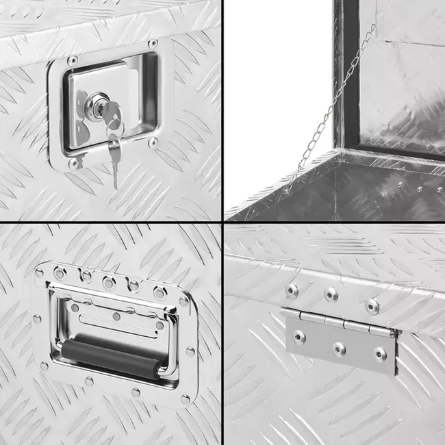 ProPlus Grote aluminium gereedschapskist - robuust, lichtgewicht en veilig - 1240 x 400 x 380 mm