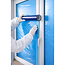 GEKO Afdekfolie zonder tape 50 cm x 75 m met UV filter, halftransparant blauw, voor glas en gladde oppervlakken