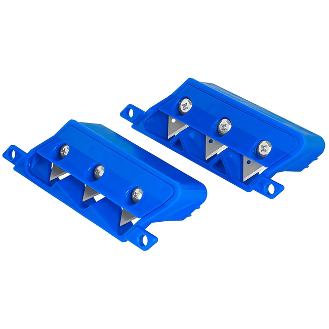 GEKO Gipsplaat afschuiner met ergonomische handgreep, 45° en 60° modules en 3 messen per module voor strak voegen