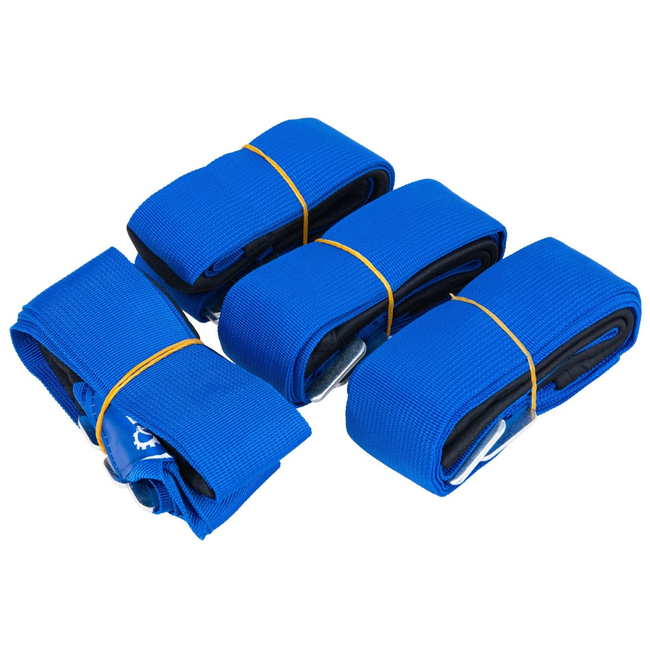 GEKO Verhuisriemen met harnas, 4 stuks draagbanden 2,9 m 50 mm tot 270 kg voor meubels en witgoed, stabiel tillen op trap