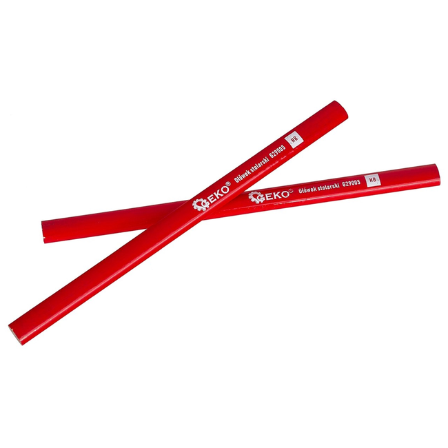 GEKO Timmermanspotloden 175 mm HB, platte vorm tegen wegrollen, 2 stuks voor werkplaats bouw en thuis