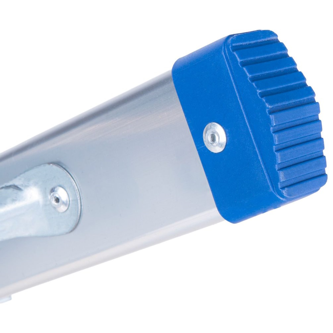 GEKO Lichtgewicht dubbelzijdige huishoudtrap 3 treden met platform 18 x 30 cm, max 150 kg en makkelijk op te bergen