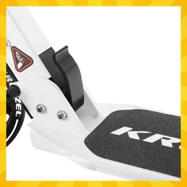 Kruzzel Inklapbare Stadsstep met Grote Wielen – Verstelbaar Stuur, Schijfrem en Antislip Deck