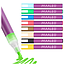 Maaleo Acrylmarkers set 8 kleuren met 8 ml acrylverf, ca. 4 mm punt, waterbestendig na droging