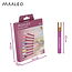 Maaleo Acrylmarkers set 8 kleuren met 8 ml acrylverf, ca. 4 mm punt, waterbestendig na droging