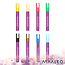 Maaleo Acrylmarkers set 8 kleuren met 8 ml acrylverf, ca. 4 mm punt, waterbestendig na droging