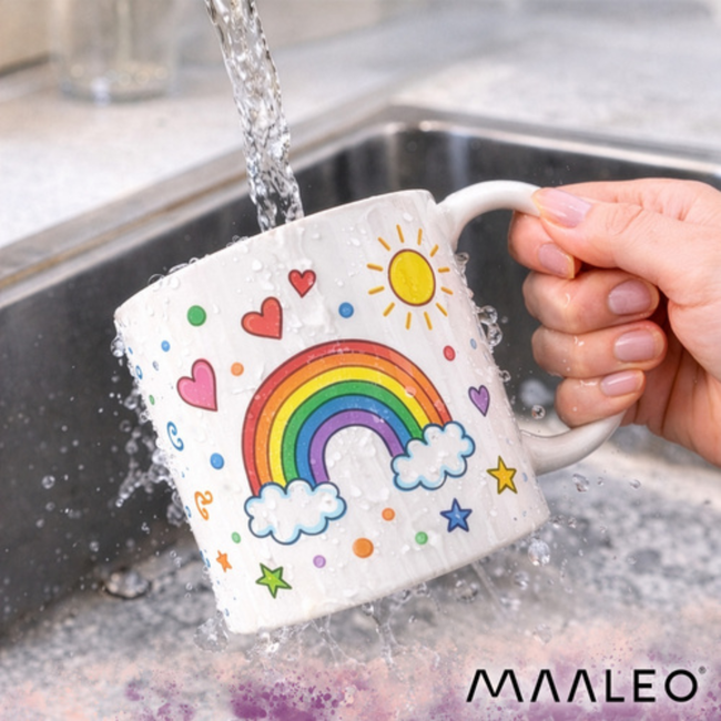 Maaleo Acrylmarkers Set 8 Kleuren – 8 ml, Sterke Dekking, Waterbestendig na Droging