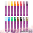 Maaleo Acrylmarkers Set 16 Kleuren – 8 ml, Sterke Dekking, Waterbestendig na Droging