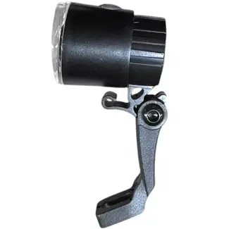 Falkx Kleine LED-koplamp - Compact - Superhelder - Inclusief Beugel en Batterijen - Zwart