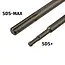 GEKO SDS Max boor - 22 mm diameter - 600 mm lengte - Snelle materiaalafvoer - Verlengde levensduur
