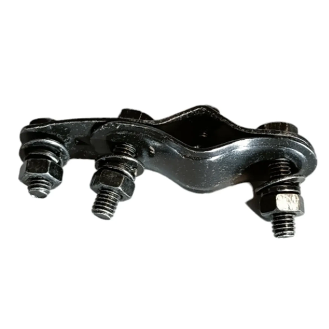 BACH Zwarte dynamohaak met bouten en moeren - robuust en betrouwbaar