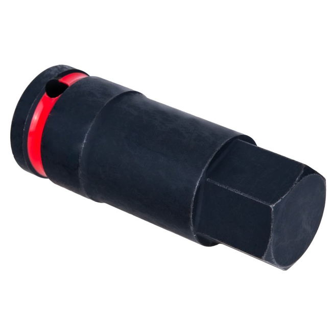 Tvardy Professionele impact inbusdop 24 mm met anti-corrosie coating en penopening voor borging