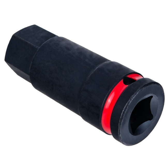 Tvardy Professionele impact inbusdop 24 mm met anti-corrosie coating en penopening voor borging